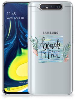 B2Ctelecom Samsung Galaxy A80 Telefoonhoesje met Naam Boho Beach