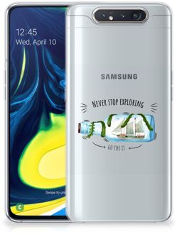 B2Ctelecom Samsung Galaxy A80 Telefoonhoesje met Naam Boho Bottle