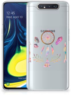 B2Ctelecom Samsung Galaxy A80 Telefoonhoesje met Naam Boho Dreamcatcher