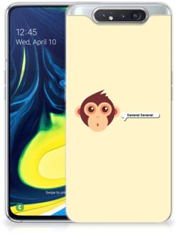 B2Ctelecom Samsung Galaxy A80 Telefoonhoesje met Naam Monkey