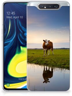 B2Ctelecom Samsung Galaxy A80 TPU Siliconen Hoesje Koe