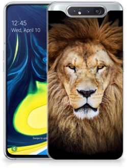 B2Ctelecom Samsung Galaxy A80 TPU Siliconen Hoesje Leeuw