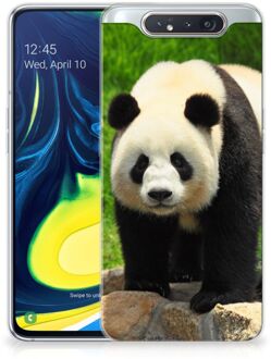 B2Ctelecom Samsung Galaxy A80 TPU Siliconen Hoesje Panda