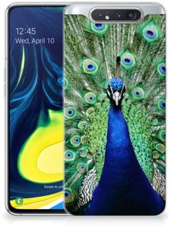 B2Ctelecom Samsung Galaxy A80 TPU Siliconen Hoesje Pauw