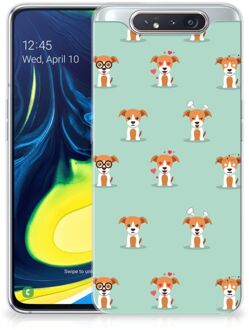 B2Ctelecom Samsung Galaxy A80 TPU Siliconen Hoesje Pups