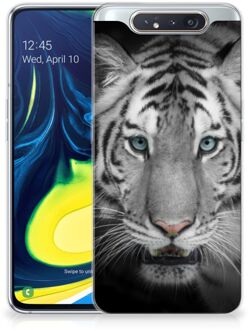 B2Ctelecom Samsung Galaxy A80 TPU Siliconen Hoesje Tijger