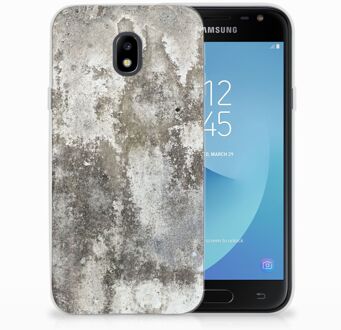 B2Ctelecom Samsung Galaxy J3 2017 Hoesje Design Beton