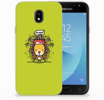 B2Ctelecom Samsung Galaxy J3 2017 Hoesje Design Doggy Biscuit