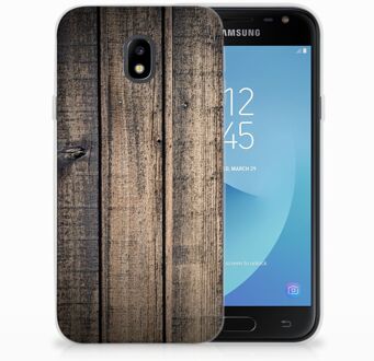 B2Ctelecom Samsung Galaxy J3 2017 TPU Hoesje Design Steigerhout