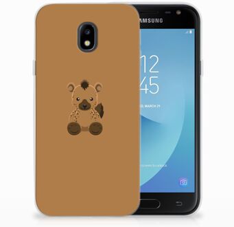 B2Ctelecom Samsung Galaxy J3 2017 TPU Siliconen Hoesje Baby Hyena