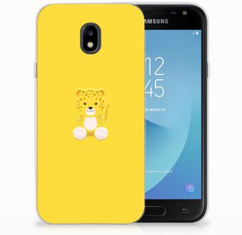 B2Ctelecom Samsung Galaxy J3 2017 TPU Siliconen Hoesje Baby Lepperd