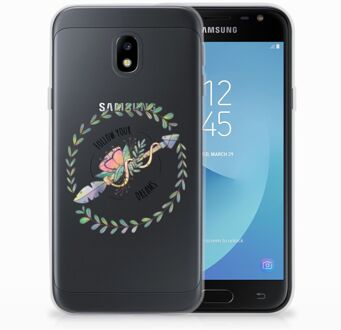 B2Ctelecom Samsung Galaxy J3 2017 TPU Siliconen Hoesje Boho Dreams