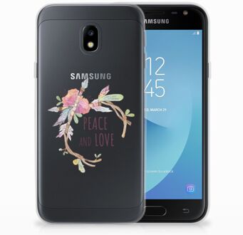 B2Ctelecom Samsung Galaxy J3 2017 TPU Siliconen Hoesje Boho Text