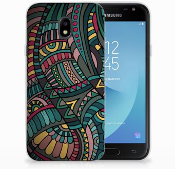 B2Ctelecom Samsung Galaxy J3 2017 TPU Siliconen Hoesje Design Aztec