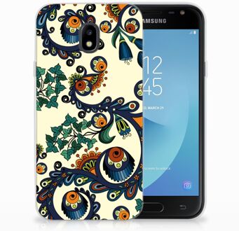 B2Ctelecom Samsung Galaxy J3 2017 TPU Siliconen Hoesje Design Barok Flower