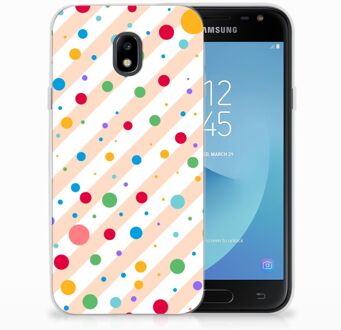 B2Ctelecom Samsung Galaxy J3 2017 TPU Siliconen Hoesje Design Dots