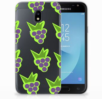 B2Ctelecom Samsung Galaxy J3 2017 TPU Siliconen Hoesje Druiven