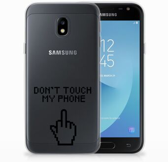 B2Ctelecom Samsung Galaxy J3 2017 TPU Siliconen Hoesje Finger DTMP