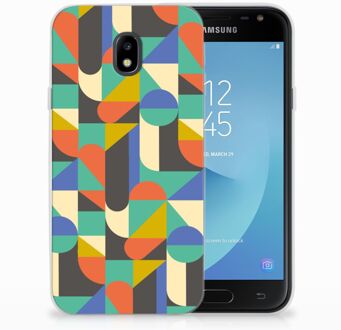 B2Ctelecom Samsung Galaxy J3 2017 TPU Siliconen Hoesje Funky Retro