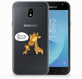 B2Ctelecom Samsung Galaxy J3 2017 TPU Siliconen Hoesje Giraffe