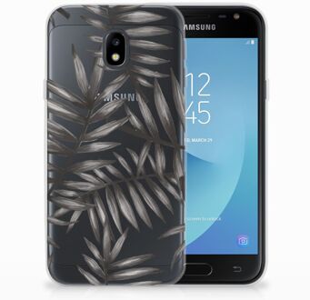 B2Ctelecom Samsung Galaxy J3 2017 TPU Siliconen Hoesje Leaves Grey