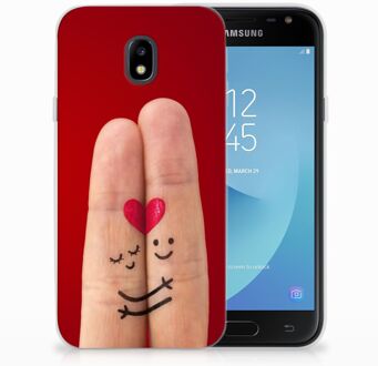 B2Ctelecom Samsung Galaxy J3 2017 TPU Siliconen Hoesje Liefde