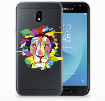 B2Ctelecom Samsung Galaxy J3 2017 TPU Siliconen Hoesje Lion Color