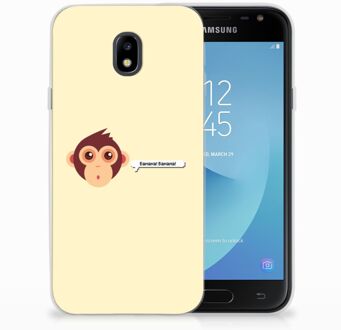 B2Ctelecom Samsung Galaxy J3 2017 TPU Siliconen Hoesje Monkey