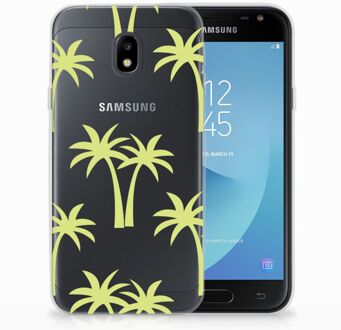 B2Ctelecom Samsung Galaxy J3 2017 TPU Siliconen Hoesje Palmtrees