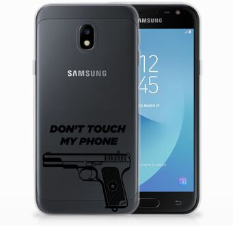 B2Ctelecom Samsung Galaxy J3 2017 TPU Siliconen Hoesje Pistol DTMP