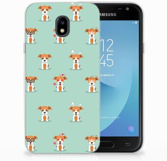 B2Ctelecom Samsung Galaxy J3 2017 TPU Siliconen Hoesje Pups