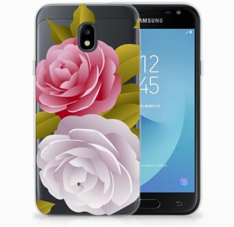 B2Ctelecom Samsung Galaxy J3 2017 TPU Siliconen Hoesje Roses