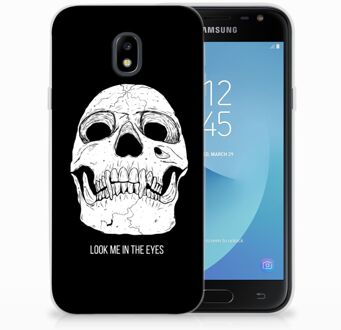 B2Ctelecom Samsung Galaxy J3 2017 TPU Siliconen Hoesje Skull Eyes