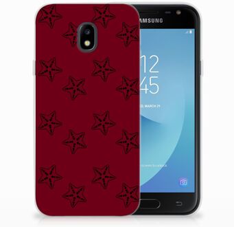 B2Ctelecom Samsung Galaxy J3 2017 TPU Siliconen Hoesje Sterren