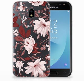 B2Ctelecom Samsung Galaxy J3 2017 TPU Siliconen Hoesje Watercolor Flowers