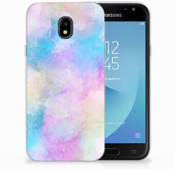 B2Ctelecom Samsung Galaxy J3 2017 TPU Siliconen Hoesje Watercolor Light