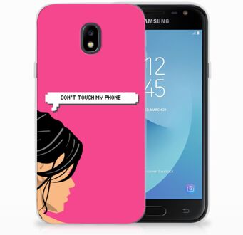 B2Ctelecom Samsung Galaxy J3 2017 TPU Siliconen Hoesje Woman DTMP