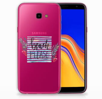 B2Ctelecom Samsung Galaxy J4 Plus (2018) TPU Siliconen Hoesje Boho Beach