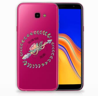 B2Ctelecom Samsung Galaxy J4 Plus (2018) TPU Siliconen Hoesje Boho Dreams