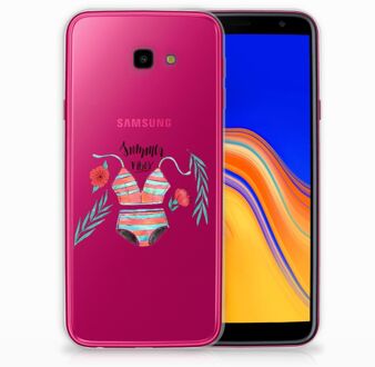 B2Ctelecom Samsung Galaxy J4 Plus (2018) TPU Siliconen Hoesje Boho Summer