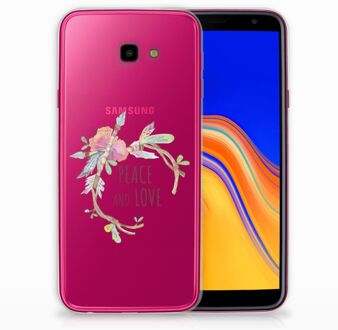 B2Ctelecom Samsung Galaxy J4 Plus (2018) TPU Siliconen Hoesje Boho Text