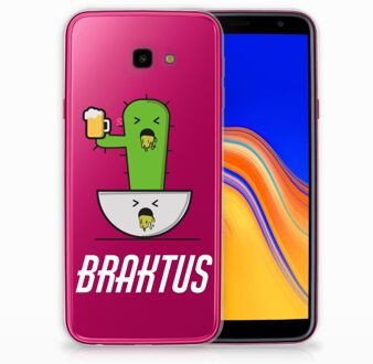 B2Ctelecom Samsung Galaxy J4 Plus (2018) TPU Siliconen Hoesje Braktus