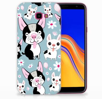 B2Ctelecom Samsung Galaxy J4 Plus (2018) TPU Siliconen Hoesje Design Hondjes