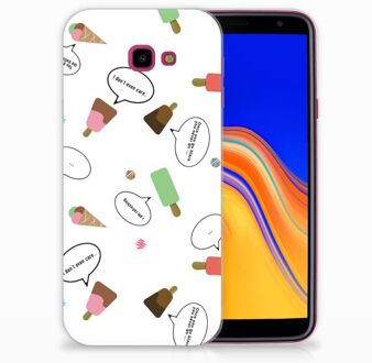 B2Ctelecom Samsung Galaxy J4 Plus (2018) TPU Siliconen Hoesje Design IJsjes