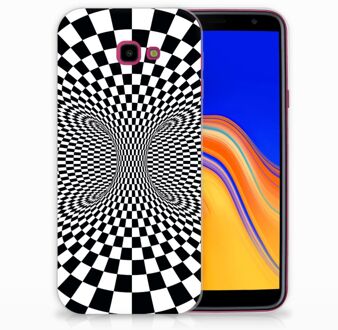 B2Ctelecom Samsung Galaxy J4 Plus (2018) TPU Siliconen Hoesje Design Illusie