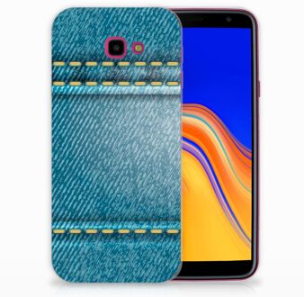 B2Ctelecom Samsung Galaxy J4 Plus (2018) TPU Siliconen Hoesje Design Jeans