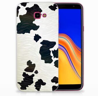 B2Ctelecom Samsung Galaxy J4 Plus (2018) TPU Siliconen Hoesje Design Koeienvlekken