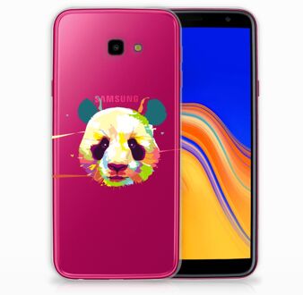 B2Ctelecom Samsung Galaxy J4 Plus (2018) TPU Siliconen Hoesje Design Panda Color