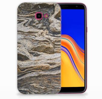 B2Ctelecom Samsung Galaxy J4 Plus (2018) TPU Siliconen Hoesje Design Steen