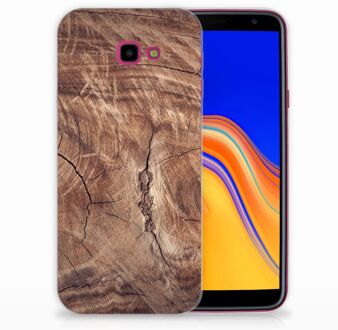 B2Ctelecom Samsung Galaxy J4 Plus (2018) TPU Siliconen Hoesje Design Tree Trunk